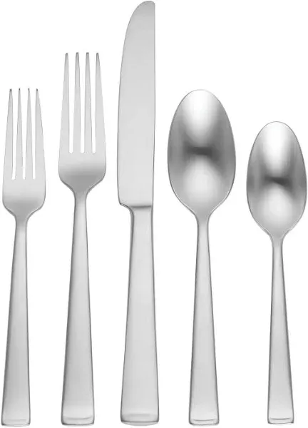 Oneida Satin Lewin 65-Piece Fine Flatware Set