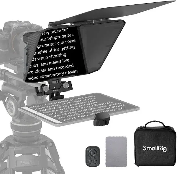 SmallRig Black Wide Lens Multifunctiona<wbr/>l Teleprompter 3646