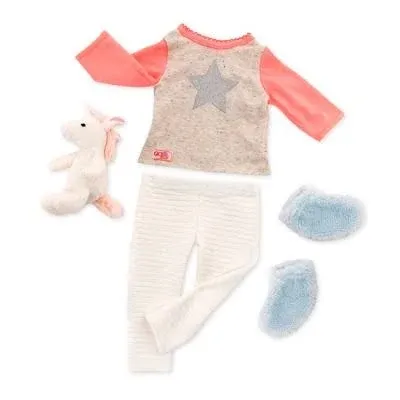 Our Generation Unicorn Wishes Outfit Set: Also Works with American Girl - NEW!