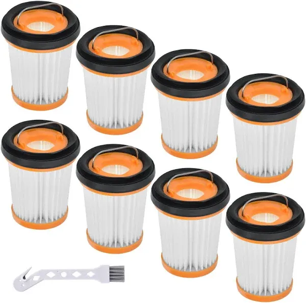 WV201 Wandvac Filter Replacement for Shark Wandvac ION W1 S87 Cordless Handheld Stick Vacuum WV201BK WV200 WV200C WV201 WV205 WV220 WV221, Replace Part #XHFWV200, 4 Pack Fabric Wand Filters