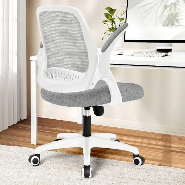 NEO Chair Adjustable Office Chair Flip-Up Padded Armrest Ergonomic Back Support