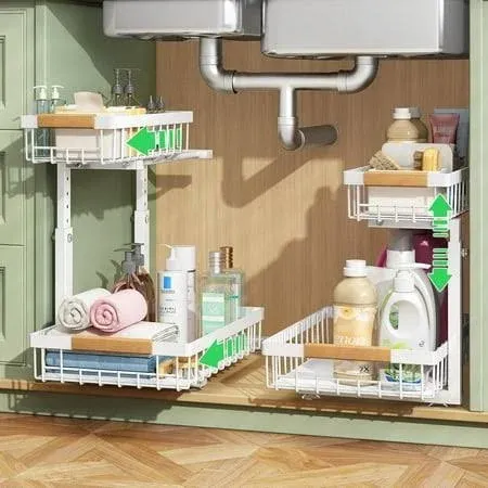 Rebrilliant Under Sink Organizer 2 Tier