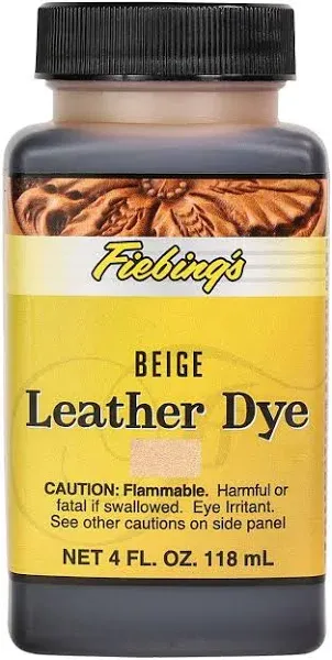 Fiebing's Leather Dye - Alcohol Based Permanent Leather Dye - 4 oz