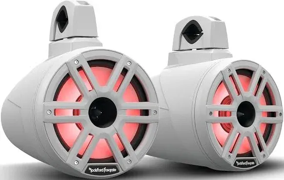 Rockford Fosgate M2 8" Color Optix 2-Way Horn Wake Tower Speakers