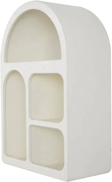 Deco 79 Geometric Arched Wall Shelf