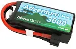 Gens Ace 11.4V 3600mAh 3S1P 60C LiPo: Deans and XT60