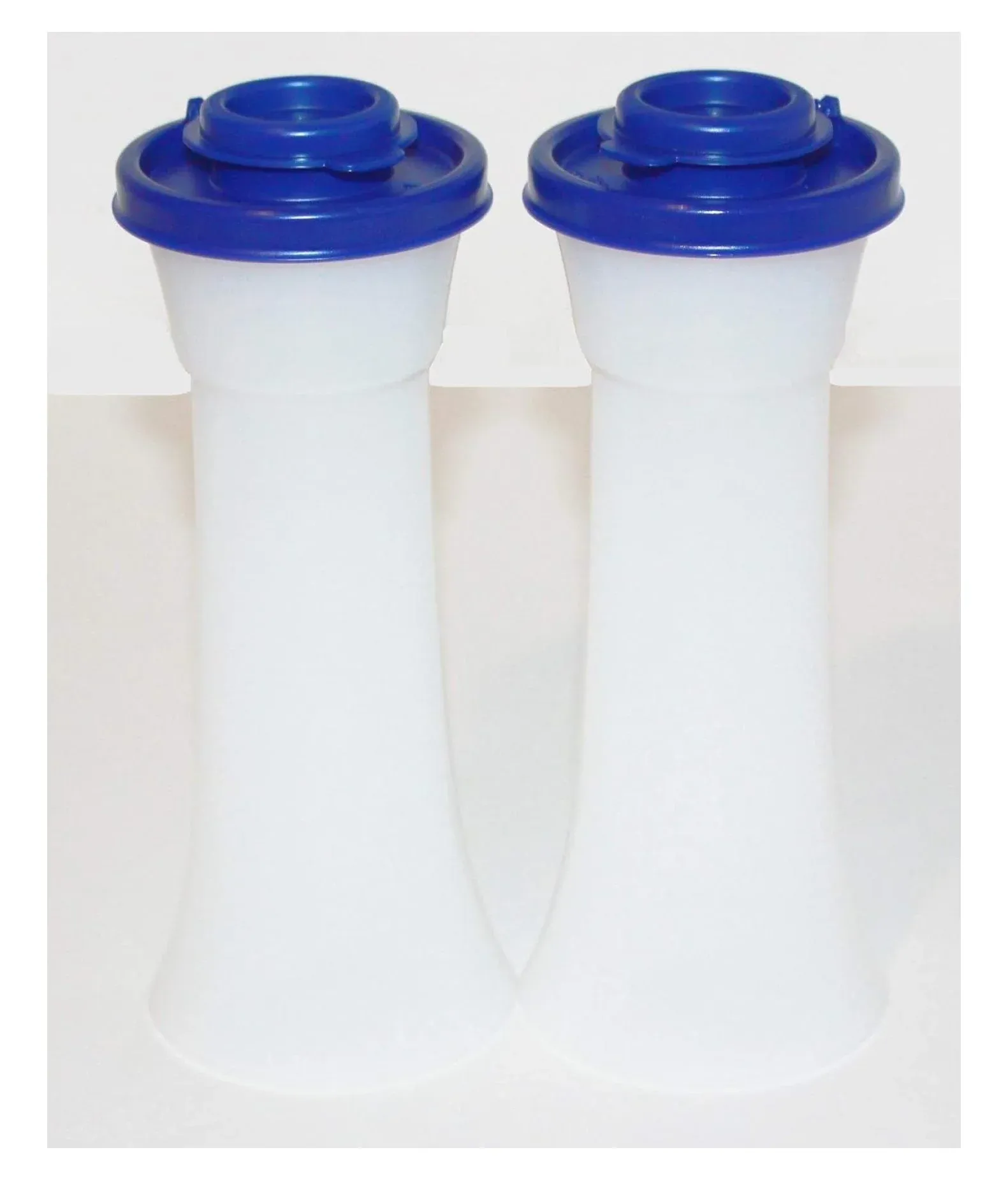 Tupperware Large Hourglass Salt and Pepper Shakers