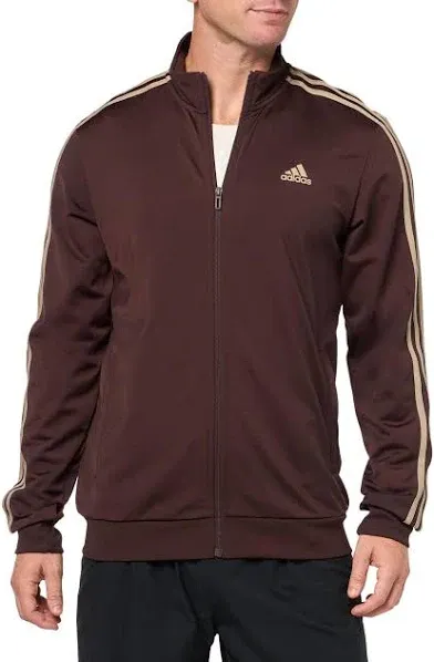 adidas Men's Essentials Warm-Up 3-Stripes Track Top