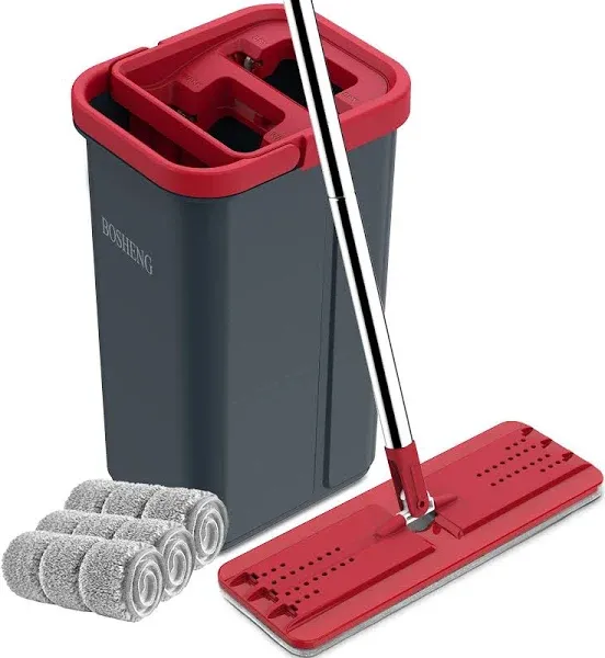 Bosheng Hands-Free Mop and Bucket Set