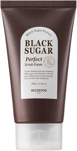 SKINFOOD Black Sugar Perfect Scrub Foam 180g