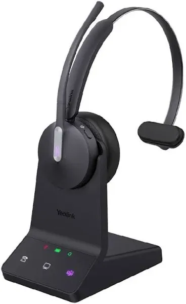 Yealink WH64 Wireless Headset, DECT and Bluetooth Dual Hybrid Headset for Micros