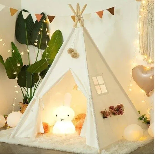 RongFa Teepee Tent for Kidsportable Children Play Tent Indoor Outdoor