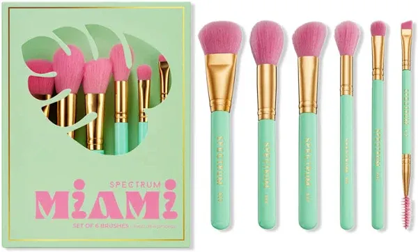 Spectrum Miami 6-Piece Makeup Brush Set