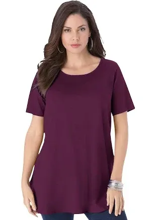 Roaman's Plus Size Women's Swing Ultimate Tee