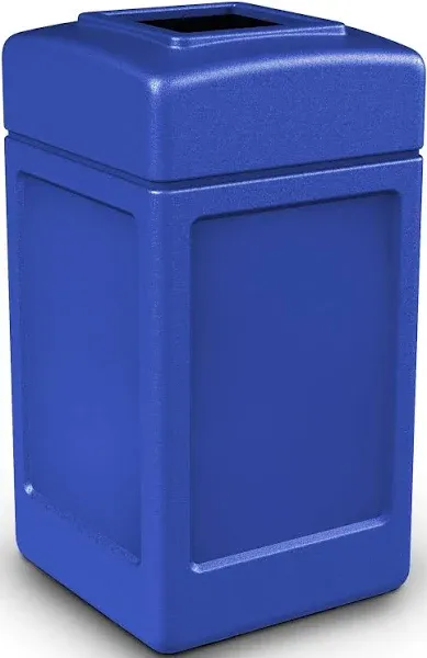 Commercial Zone PolyTec 42 Gallon Square Waste Container