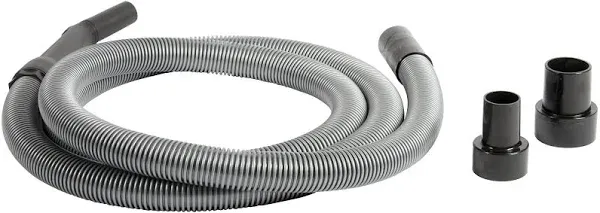 10 Ft. Premium Vacuum Extension Hose with 2 tank adapters and 1.25&#034; curved en...