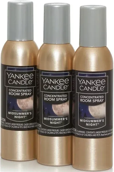 Yankee Candle Midsummer's Night Concentrated Room Spray 3-Pack