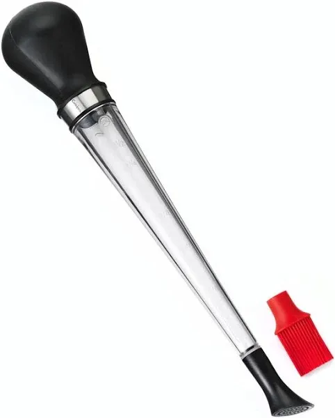 Cuisipro 2-in-1 Baster with Silicone Brush Head and Shower Attachment