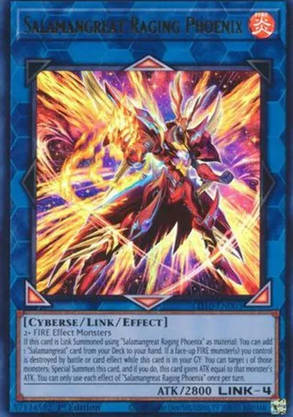 Yugioh Legendary Duelists Soulburning Volcano Ultra Rare Salamangreat Raging Phoenix Ld10-en005