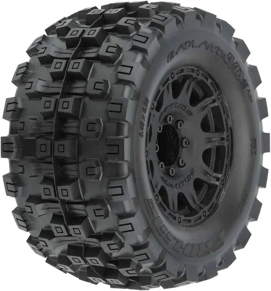 Pro-Line Badlands MX38 HP Belted & Mounted Raid Tires