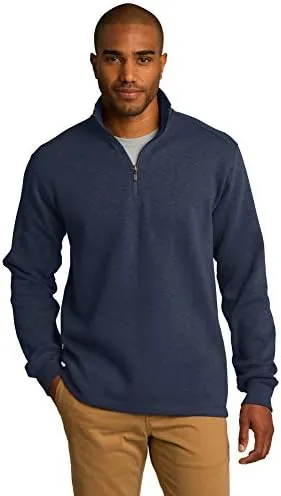 Port Authority Slub Fleece 1/4-Zip Pullover