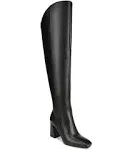 Naturalizer Lyric Womens Leather Over-The-Knee Boots - Black - US 8.5