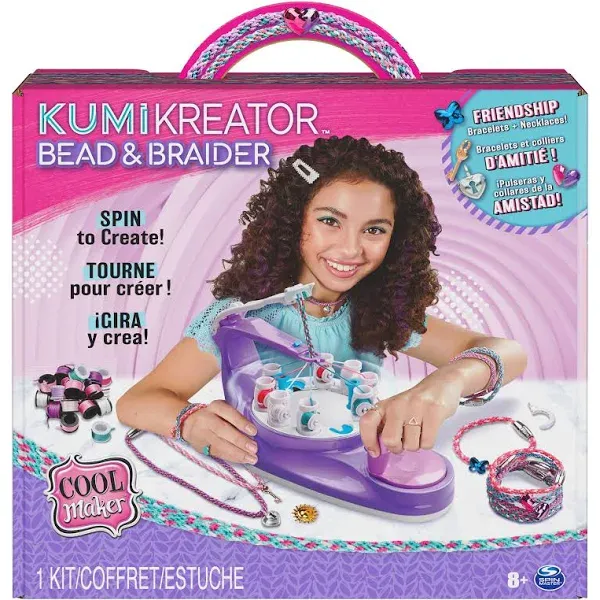 KumiKreator Bead &amp; Braider Necklace and Bracelet Making Kit