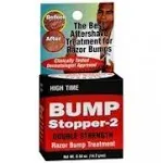 (Pack of 2) High Time Bump Stopper-2 Double Strength Razor Bump Treatment 0.5oz