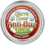 Sierra Bees Anti-Bug Balm Cedarwood Geranium & Rosemary Oil 0.6 oz (17 g)