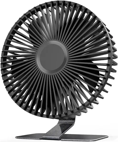 6 inch USB Desk Fan, 4 Speeds, Ultra-quiet 90° original$17