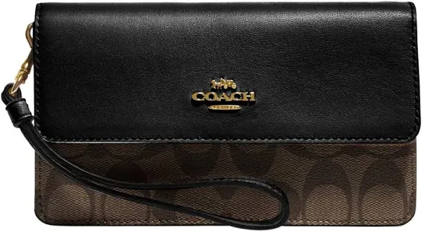 Coach Wristlet Wallet (with hook for crossbody)