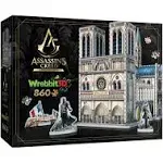 Wrebbit Assassin's Creed Unity - Notre-Dame 3D Puzzle: 860 Pcs