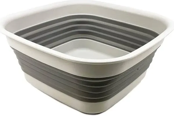 SAMMART 8L Collapsible Tub Foldable Dish Tub