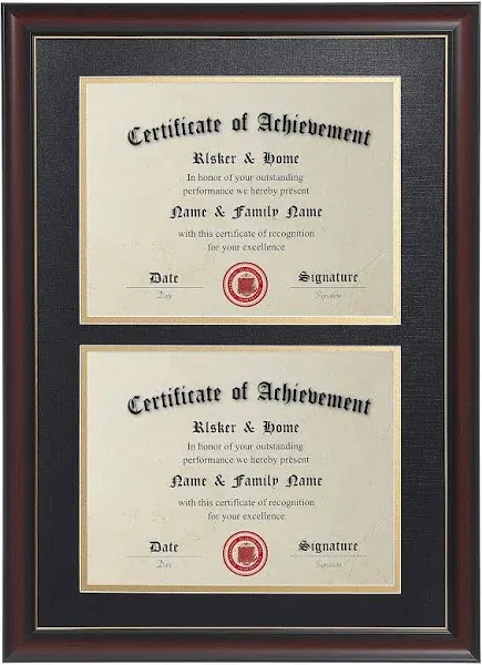 ELSKER&HOME Double Certificate Frame