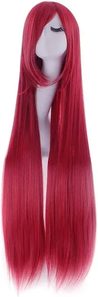 MapofBeauty 40" 100cm Anime Costume Long Straight Cosplay Wig Party Wig