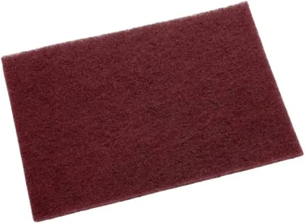 48011-04029 3M Scotch-Brite Hand Pads, 7447, Maroon, 6"x 9"