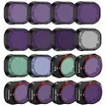 Freewell 16Pack Mega ND, ND/PL, CPL, UV, Snow Mist 1/4, Light Pollution Filters Compatible with Mini 4 Pro