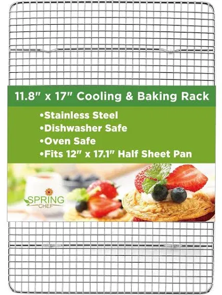 Cooling Rack &amp; Baking Rack - 100% Stainless Steel Cookie Cooling Racks, Wire ...