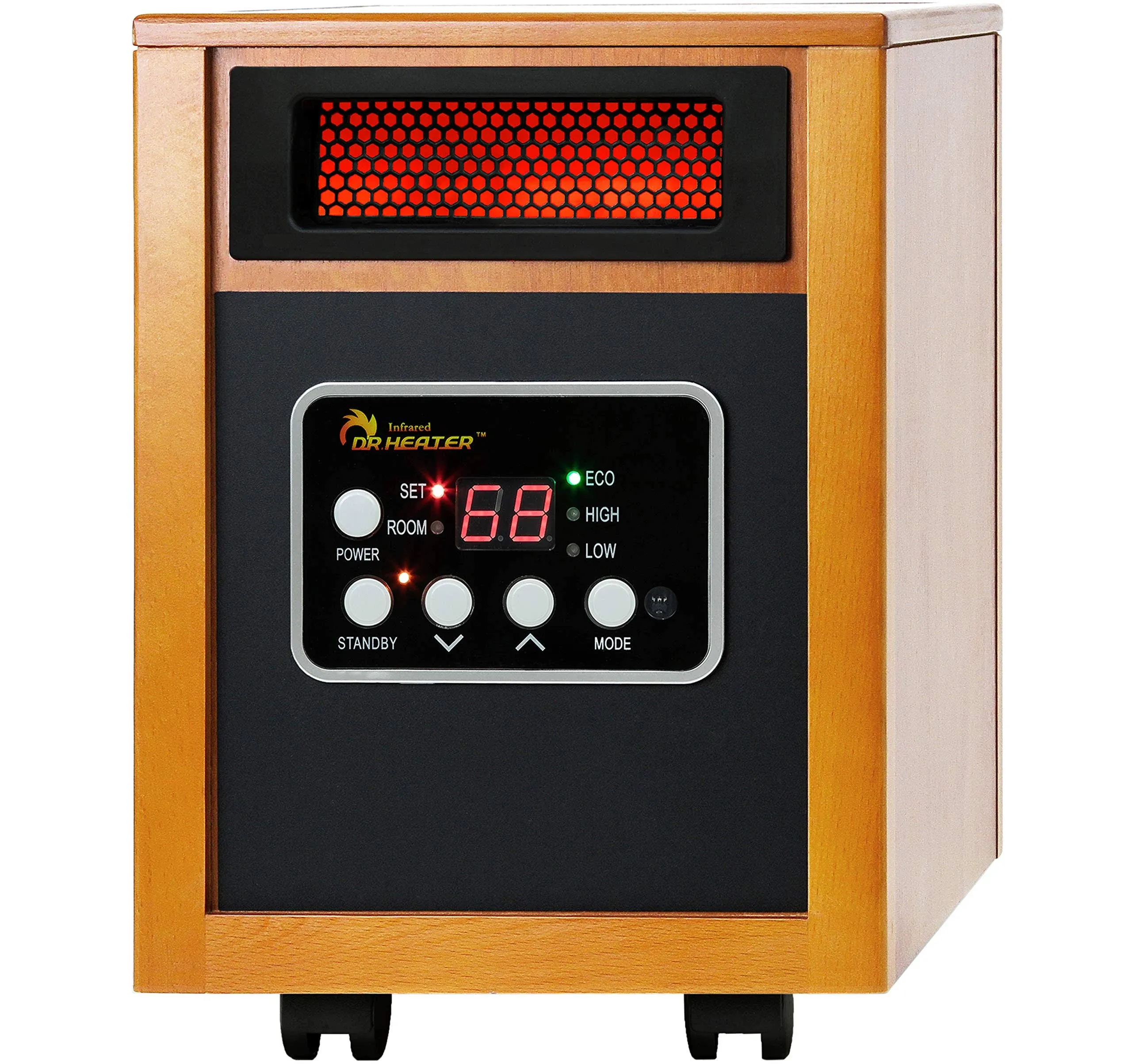 Dr. Infrared Heater Dr-968h Portable Space Heater with Humidifier 1500 Watt