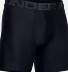 Under Armour UA Tech BoxerJocks Mens 4XL Black 6” Inch Inseam 2 Pack