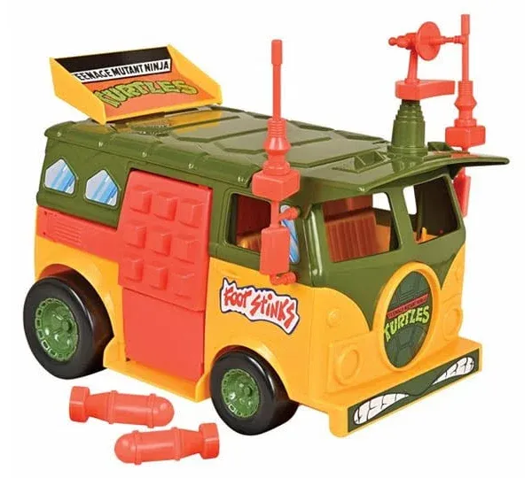 Playmates Retro 2021 Reissue Teenage Mutant Ninja Turtles Party Wagon - TMNT NEW