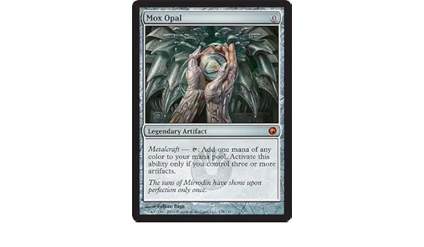 Magic the Gathering Scars of Mirrodin Mythic Rare Mox Opal #179