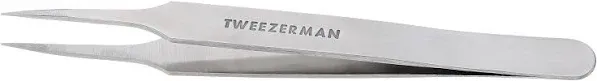 Tweezerman 19299 Stainless Steel Tweezer, Tapered Tips, Easy to Clean