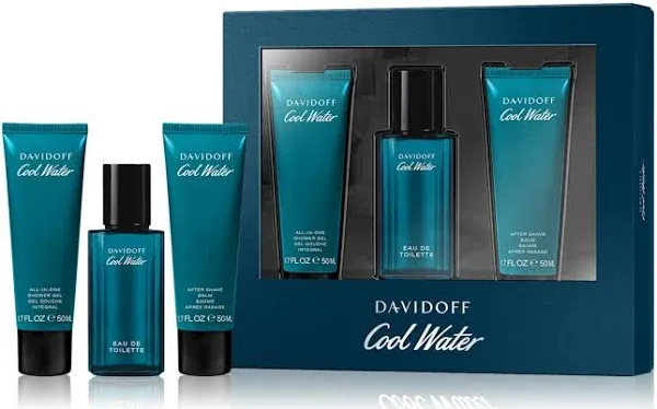 Davidoff Cool Water 3 Piece Gift Set For Men