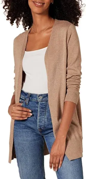 Amazon Essentials Women's Lightweight Open-Front Cardigan Sweater