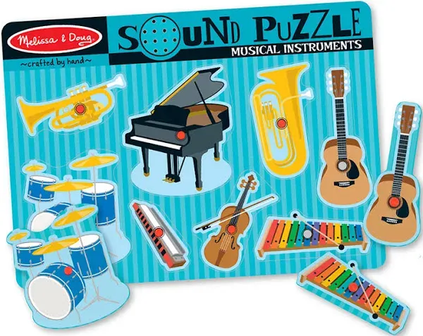 Melissa & Doug Musical Instruments Sound Puzzle