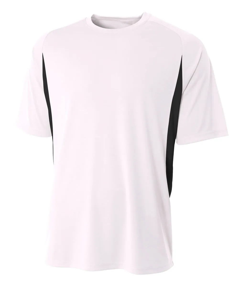 A4 Youth Cooling Performance Color Blocked T-Shirt