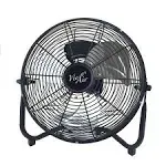 20&#034; Industrial Tilting High Velocity 3 Speed Metal Floor Fan Home Living Room