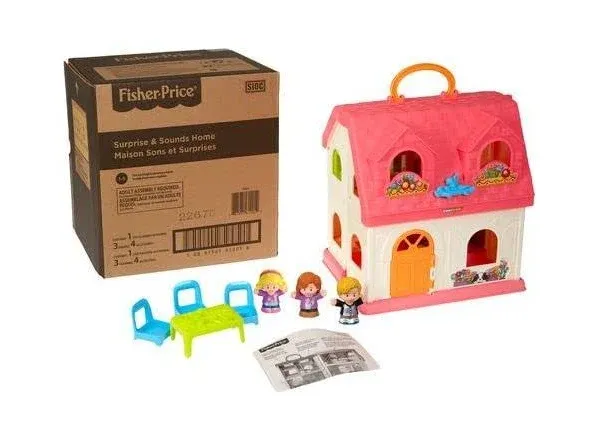 Fisher-Price Little People Toddler Toy Surprise &amp; Sounds Home Musical... 