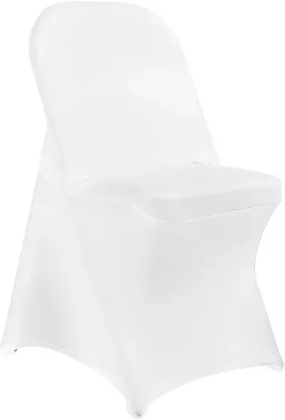 VEVOR White Stretch Spandex Chair Covers